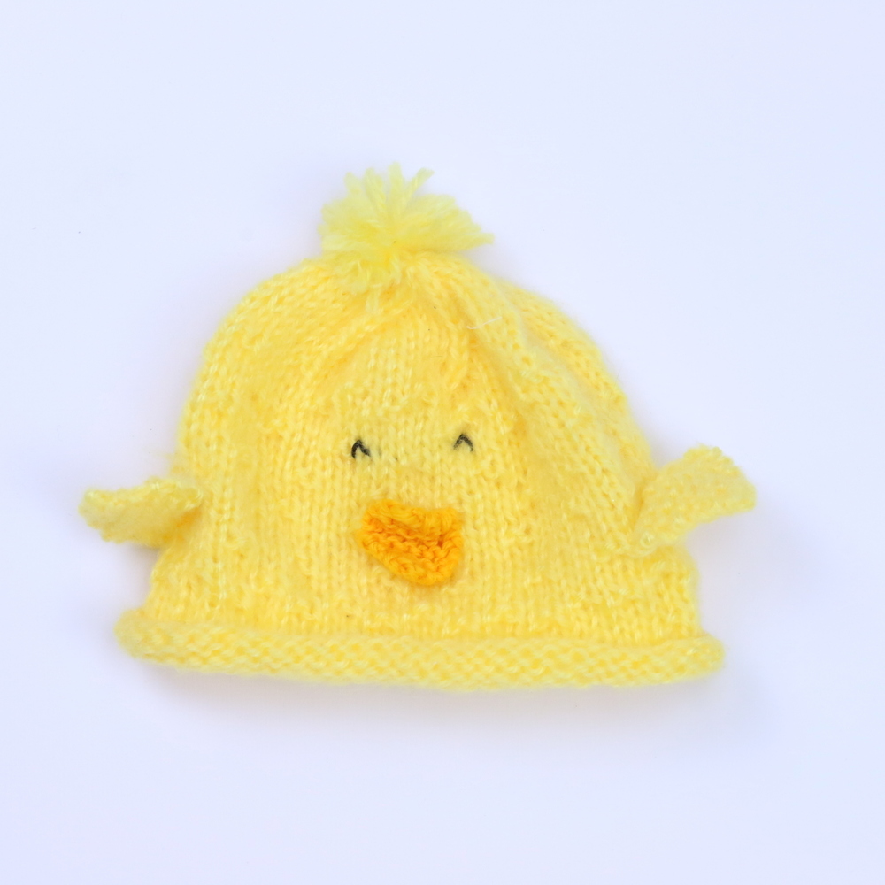 Unknown Brand Unisex Yellow Hat size: 0-6 Months